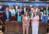 Los Premios al Mérito Deportivo de València distinguen la trayectoria, trabajo y resultados de deportistas, clubes y entidades La alcaldesa de Valencia preside la entrega de premios deportivos en el Ayuntamiento.