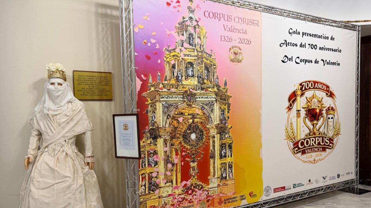 Presentación del 700 aniversario del Corpus Christi en Valencia