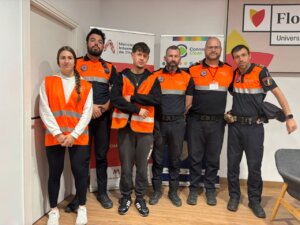 Miembros de Protección Civil de Torrent en un proyecto europeo.
