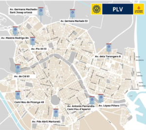 El Ayuntamiento de València completa la instalación de diez cabinas de radar en las rondas principales para reducir a la mitad los accidentes de tráfico graves