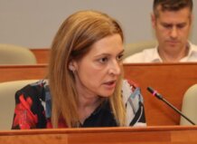 Vox se queda solo en Torrent en su propuesta de aplicar la “prioridad nacional” a ayudas y vivienda protegida María Ángeles Lerma expone la propuesta de Vox en el pleno del Ayuntamiento de Torrent.
