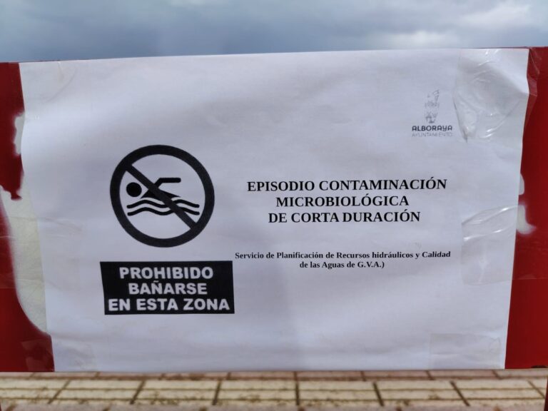 playas de Alboraya cerradas al público