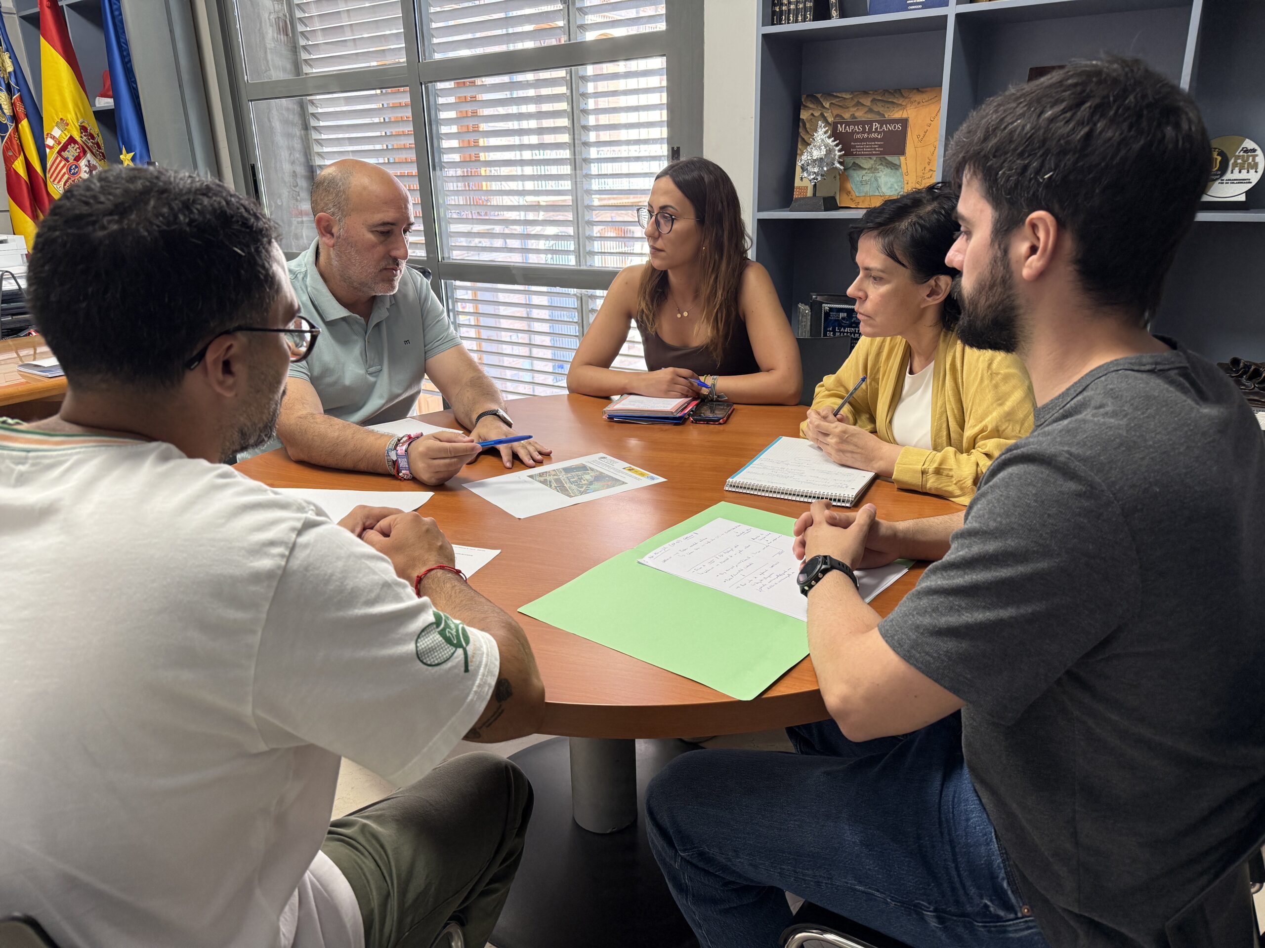 reunion Massamagrell con UPV para riego de jardines