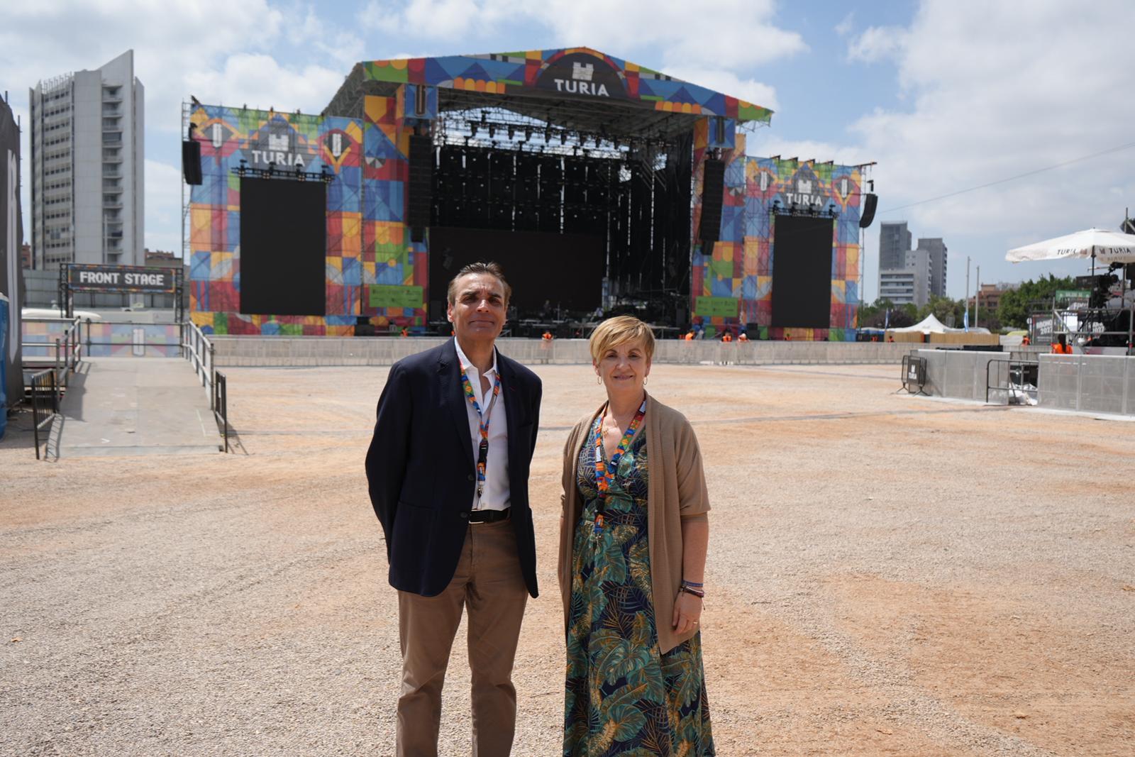 consellera Cano visita BigSound festival