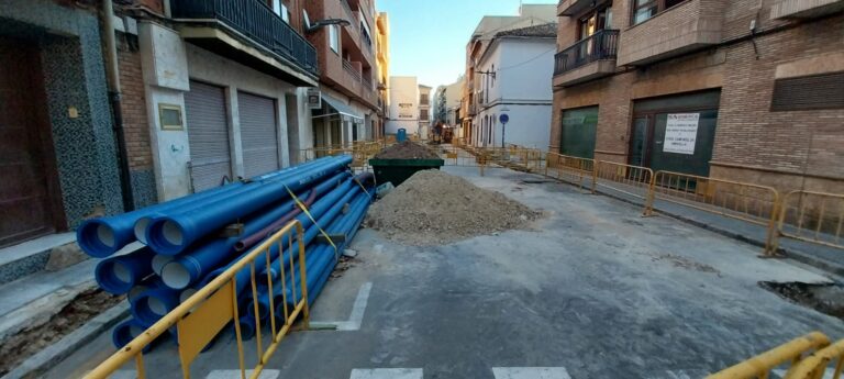 mejoras de las redes de agua y saneamiento de Xirivella