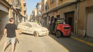 coches atrapados DANA Aldaia