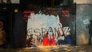 Vandalizan en Barcelona el mural dedicado al futbolista de Foios Ferran Torres