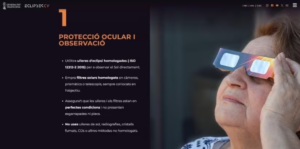 La Generalitat activa una campaña de inspección de gafas de observación solar ante el eclipse del 12 de agosto