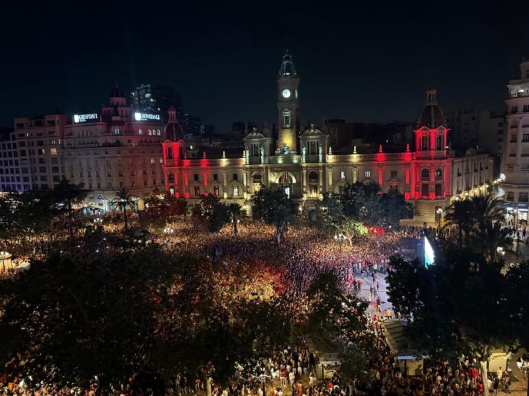 Valencia disfruta con la victoria de España en el Mundial de fútbol