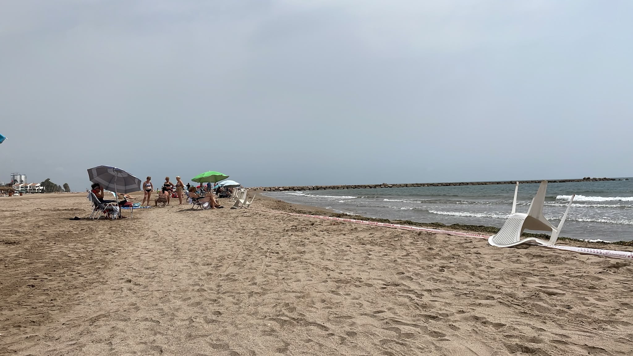 playa El Puig cerrada al baño
