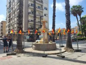 fuente de las ranas de Torrent