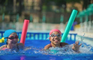 Aspresso piscina niños
