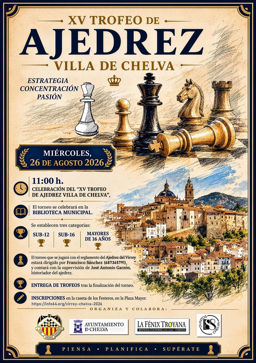 XV Trofeo de Ajedrez del Virrey Villa de Chelva