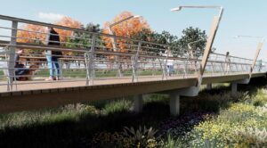 Imagen proyecto remodelación nueva pasarela entre Santa Rita y Fuente del Jarro