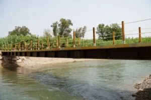 nueva pasarela sobre el rio Turia