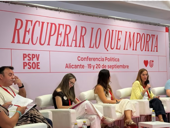 Las víctimas de la DANA piden reflexionar antes de votar y el PSOE acusa a la oposición de deshumanizar al Gobierno en la Conferencia Política del PSPV