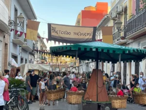 Imagen del mercadillo medieval de Benimaclet 2021.