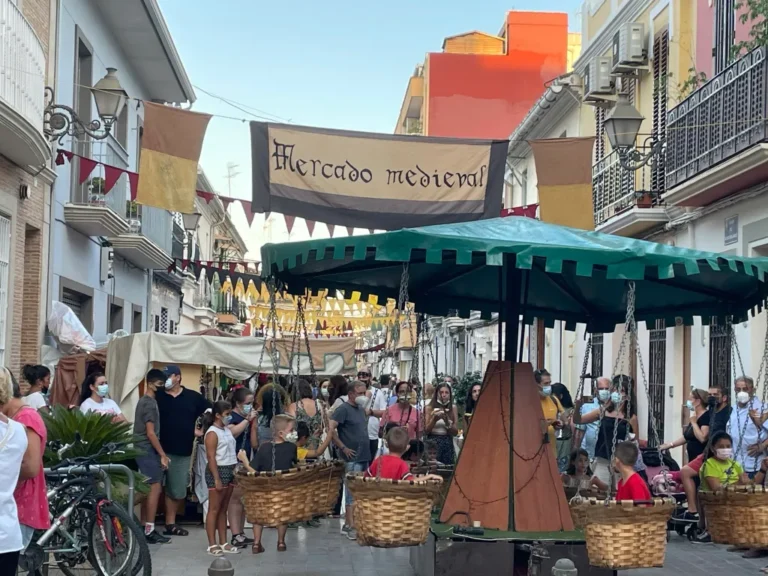 Imagen del mercadillo medieval de Benimaclet 2021.