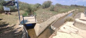 Imagen de una acequia en Alboraya