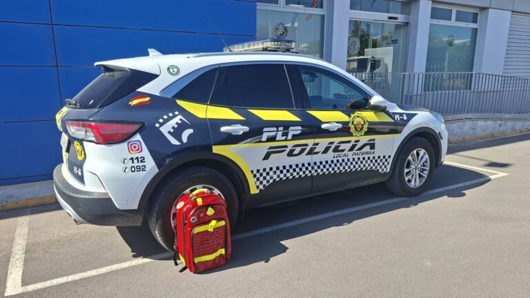 Adquisición de botiquines de última generación para los vehículos de la Policía Local de Paterna