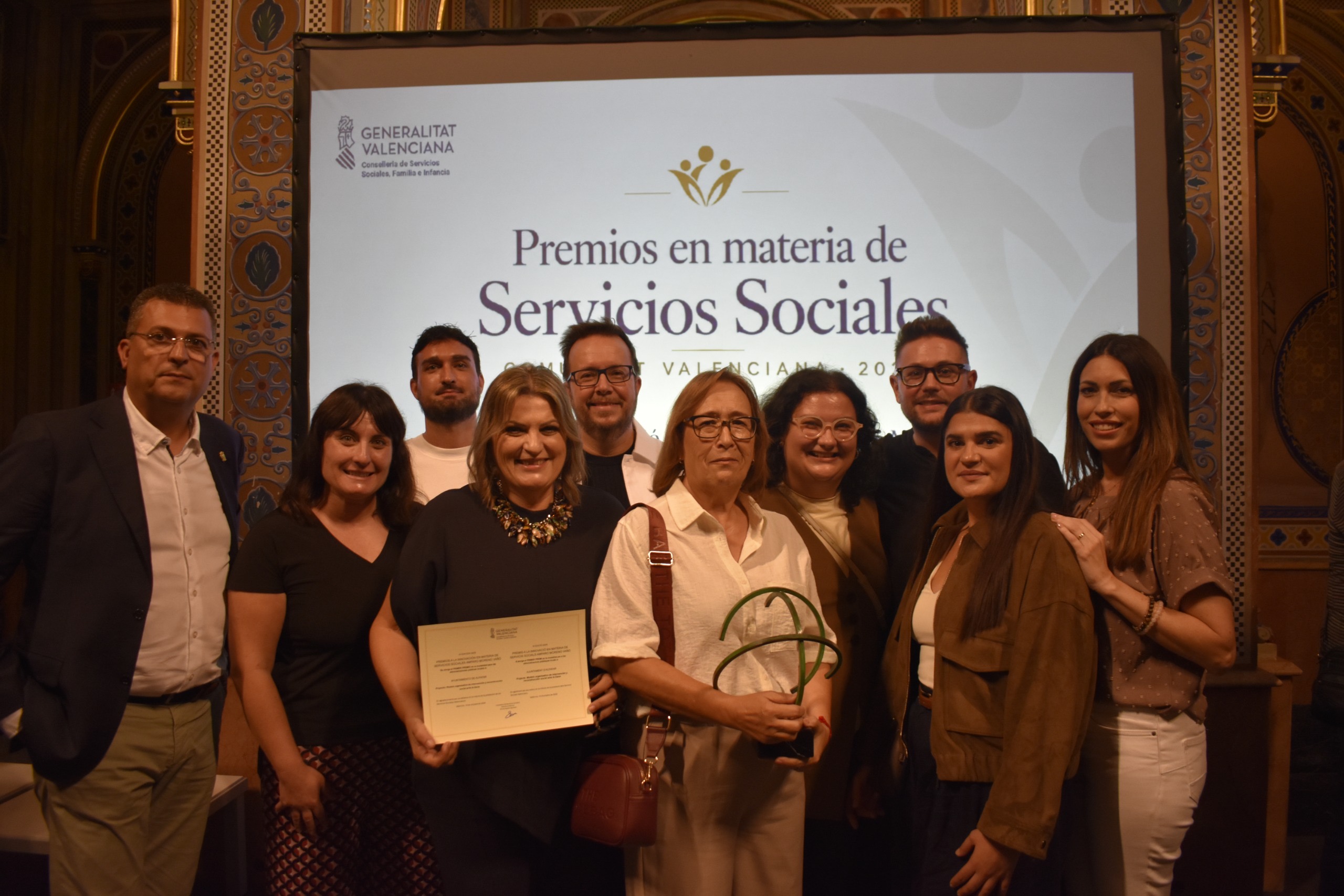 Alfafar recibe el primer premio al modelo organizativo de intervención y reconstrucción social ante la DANA