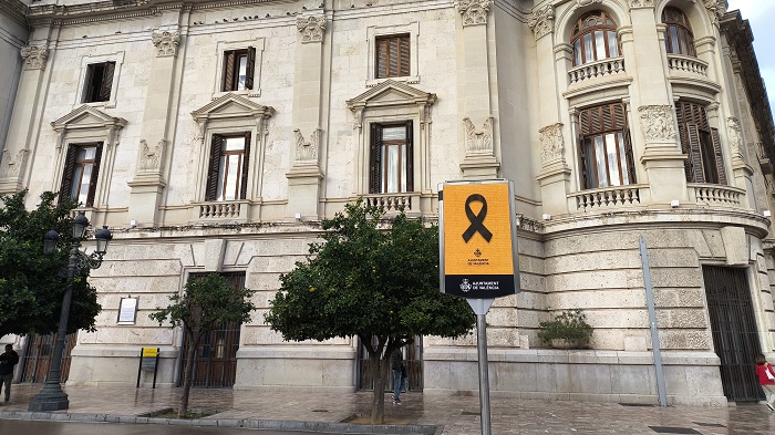 València se suma al luto oficial en recuerdo de las víctimas de la DANA