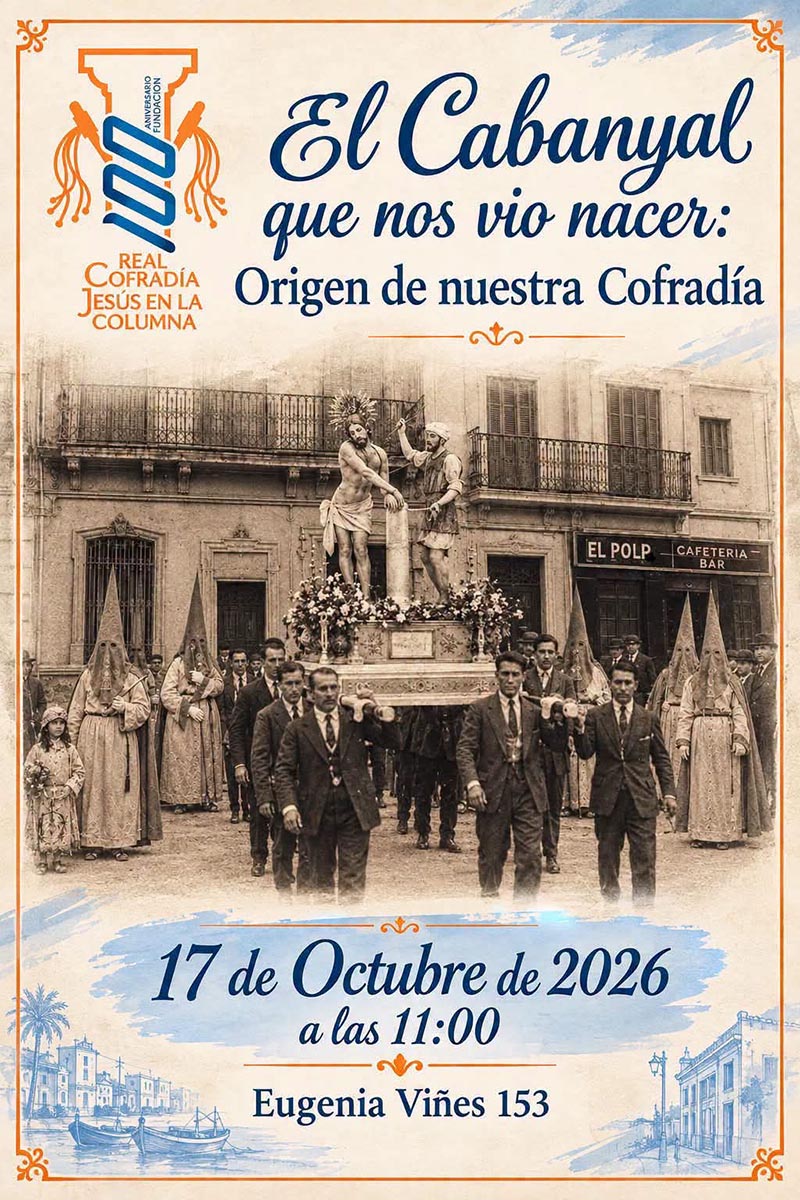 Visita guiada por el Cabanyal, Cofrada Jesús en la Columna
