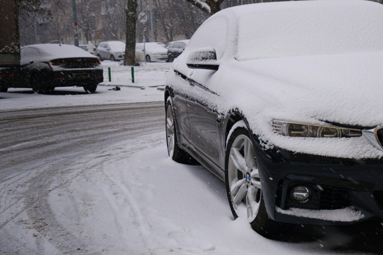 nieve coche
