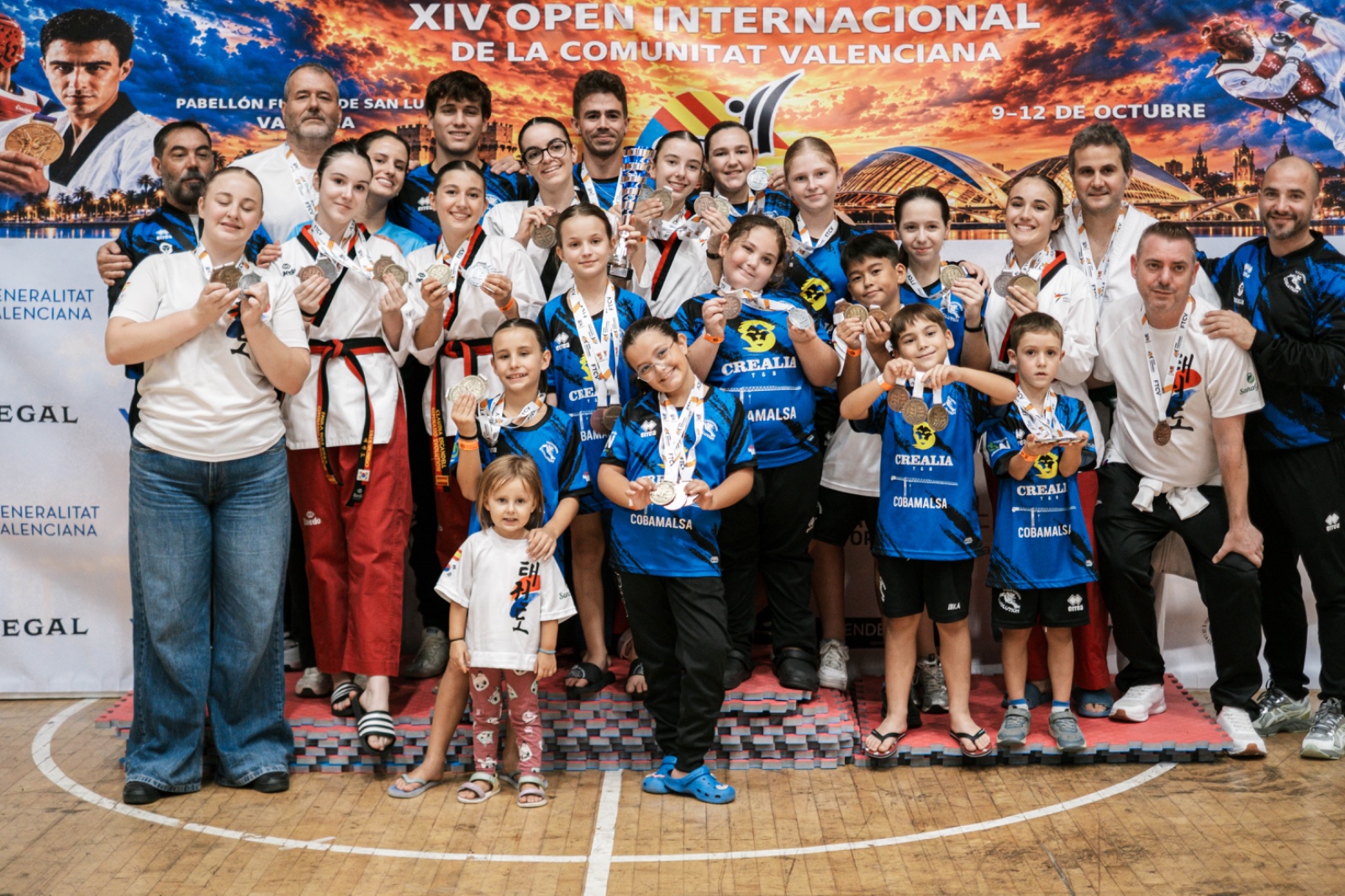 El Taekwondo Moncada brilla en la clausura del Open Internacional en La Fonteta