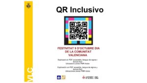 qr inclusivo ayuntamiento de valencia 9 d'octubre